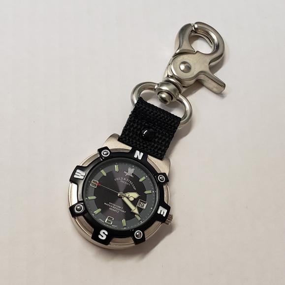 Field & Stream Men's F50FOBK Adventurer Black Pocket Watch Bottle Opener - Picture 3 of 9